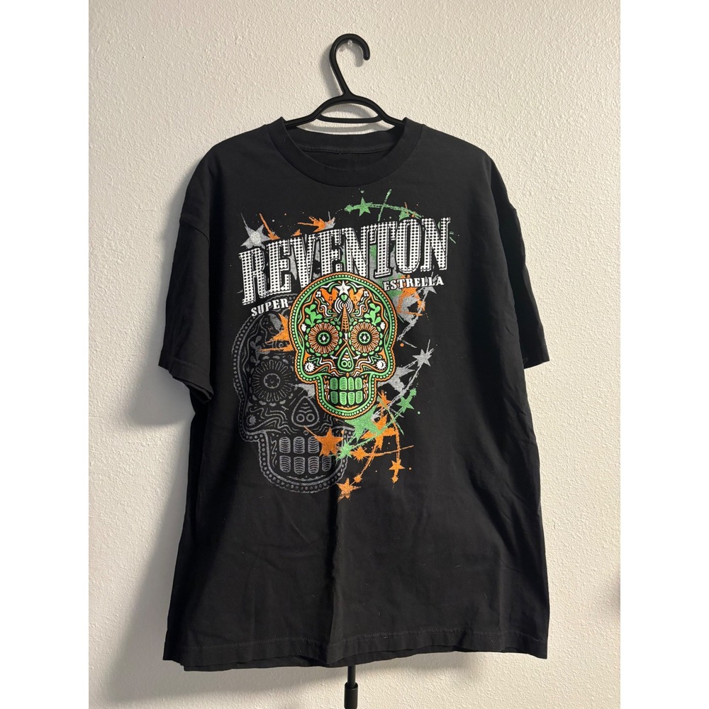 Reventon Super Estrella 2015 Staples Center Concert T-Shirt Black XL Cafe Tacvba